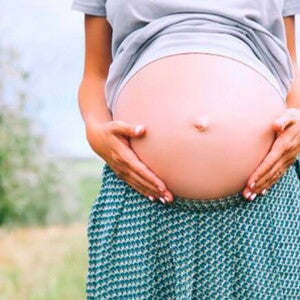 Mamá embarazada para parto inducido