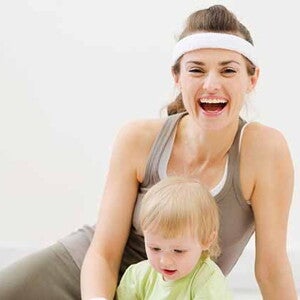 Ejercítate con tu bebé