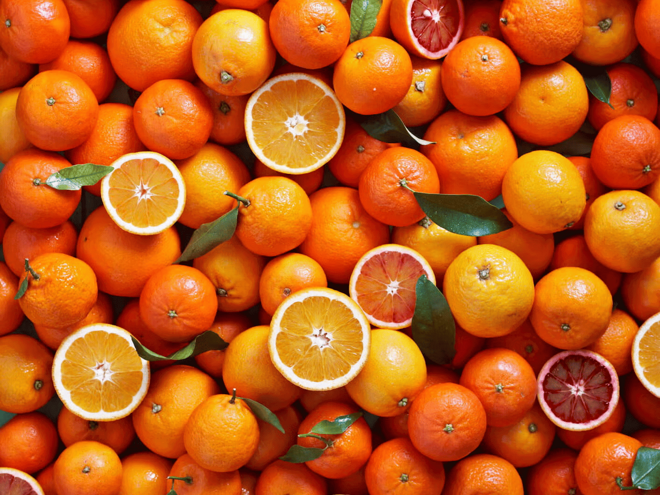 receta de ensalada de naranja con melón y moras