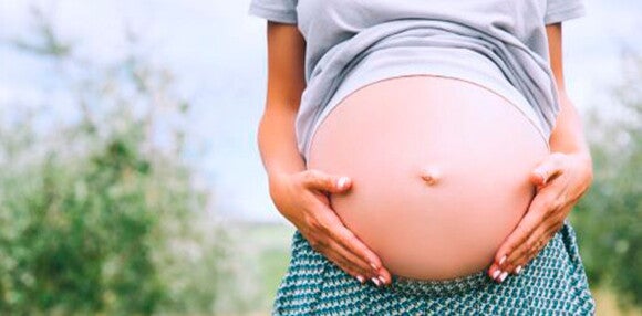 Mamá con un embarazo múltiple.