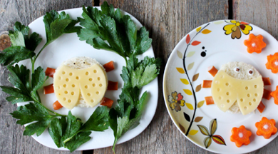 Receta de papillas divertidas