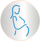Pregnant woman icon Pregnant woman icon